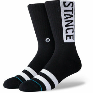 Stance Mens OG Classic Crew Socks  -  Medium / Black