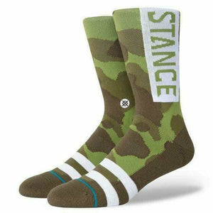 Stance Mens OG Classic Crew Socks  -  Large / Camo