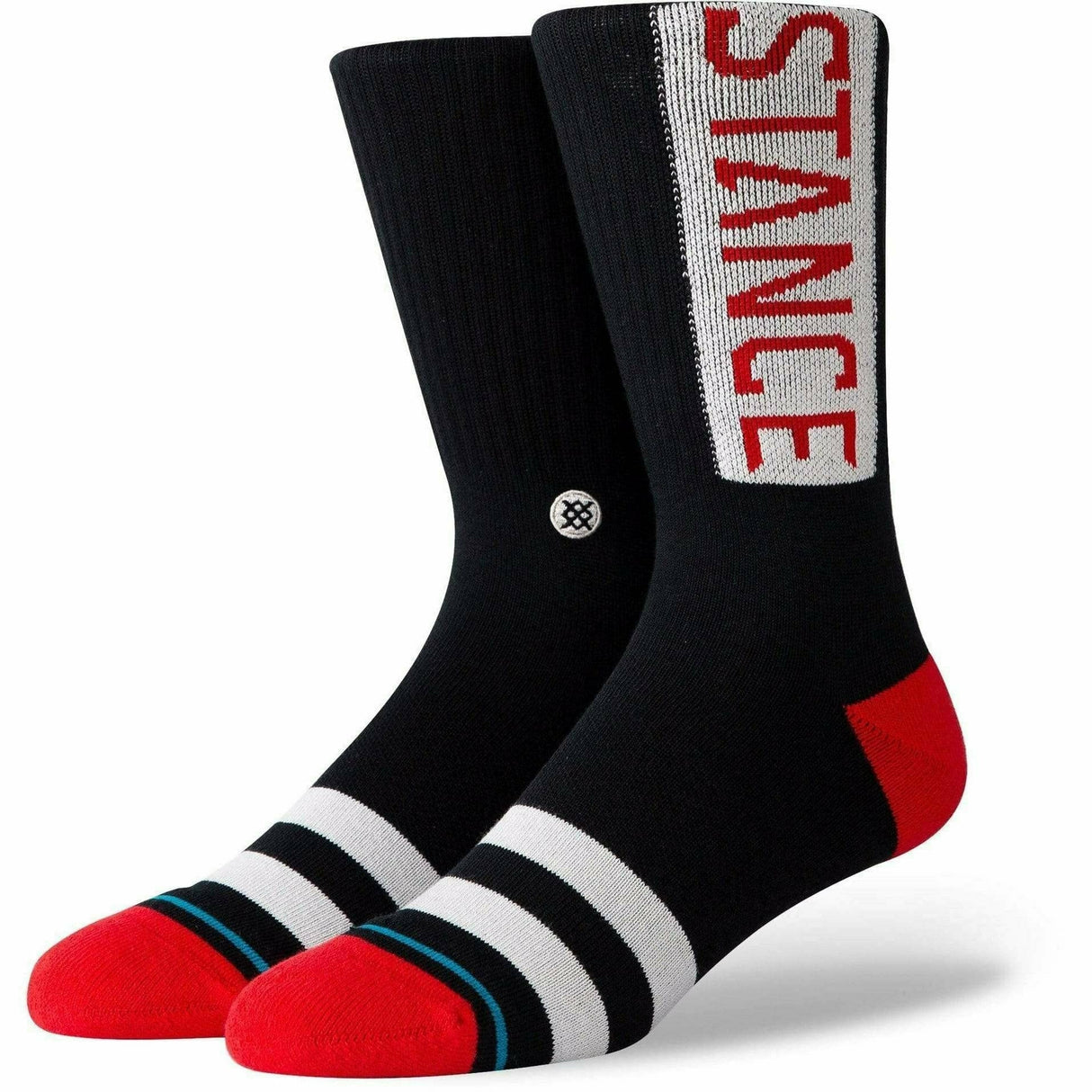 Stance Mens OG Classic Crew Socks  -  Medium / Red