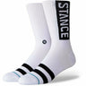 Stance Mens OG Classic Crew Socks  -  Medium / White