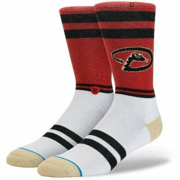 Stance Mens MLB Arizona Diamondbacks Socks  -  Medium / Red