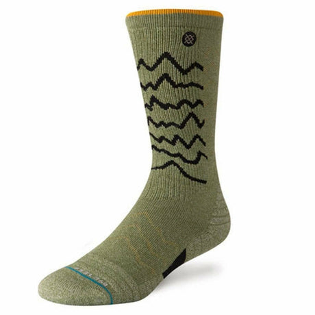 Stance Mens Adventure Thunder Valley Trek Socks  -  Medium / Olive