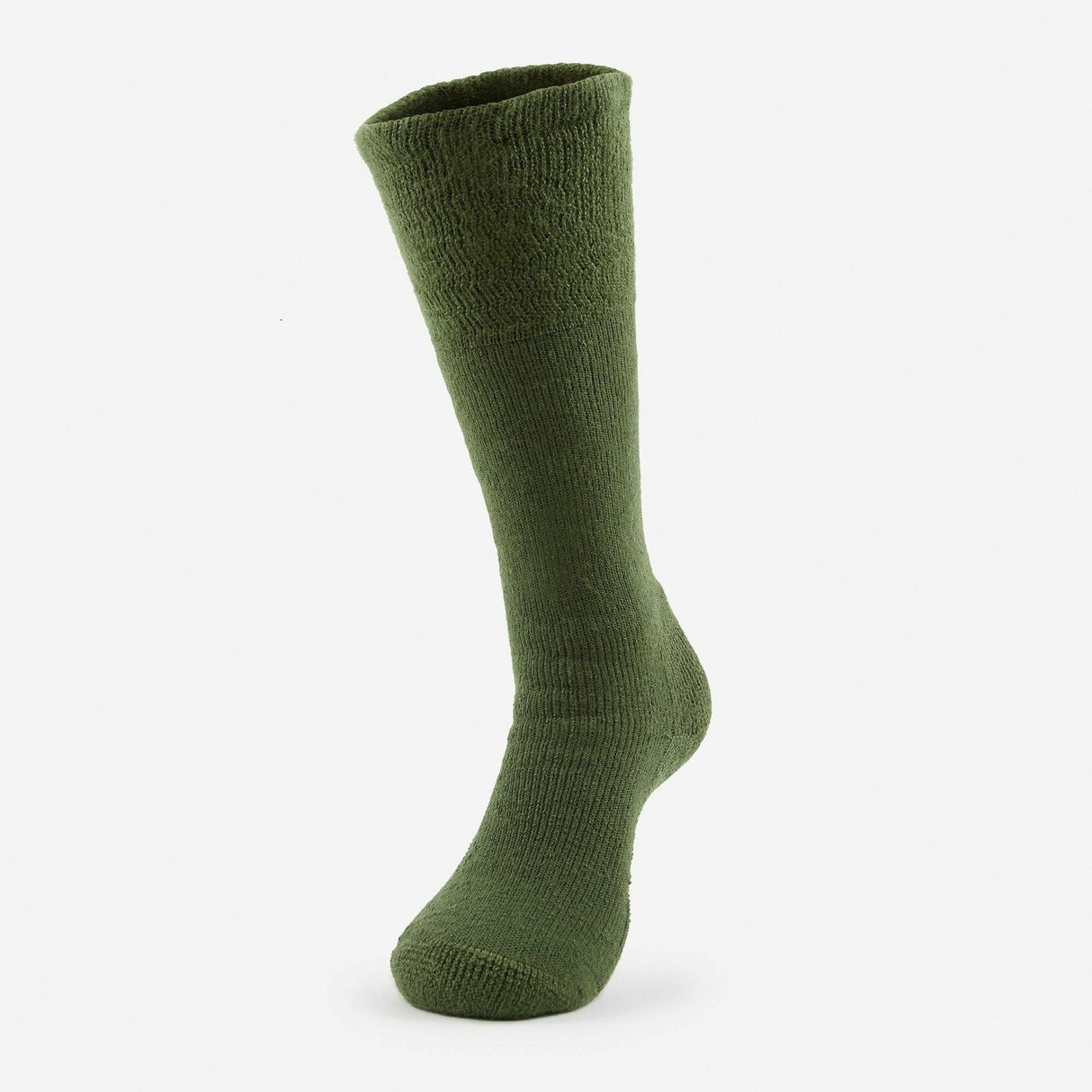 Thorlo Military Maximum Cushion OTC Socks  -  Medium / Olive / Single Pair