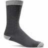 Sockwell Mens Easy Does It Relaxed Fit Crew Socks  -  Medium/Large / Black