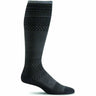 Sockwell Womens Micro Grade Moderate Compression Knee High Socks  -  Small/Medium / Black