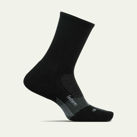 Feetures Merino 10 Cushion Mini Crew Socks  -  Small / Charcoal