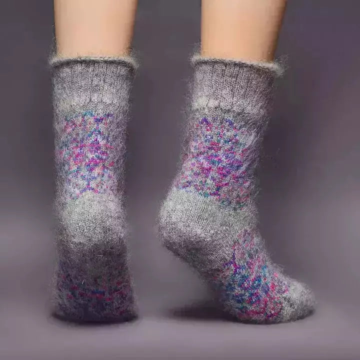 Siberia Spirit Bohemian Kaleidoscope Crew Socks  - 