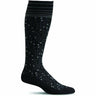 Sockwell Womens New Leaf Firm Compression Knee High Socks  -  Small/Medium / Black