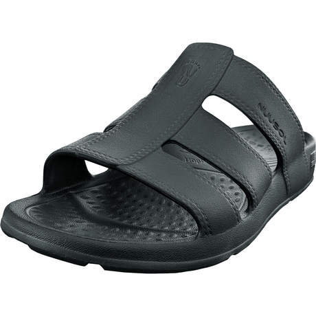 NuuSol Stanley Mens Slide Sandals  -  M8 / Eclipse Black