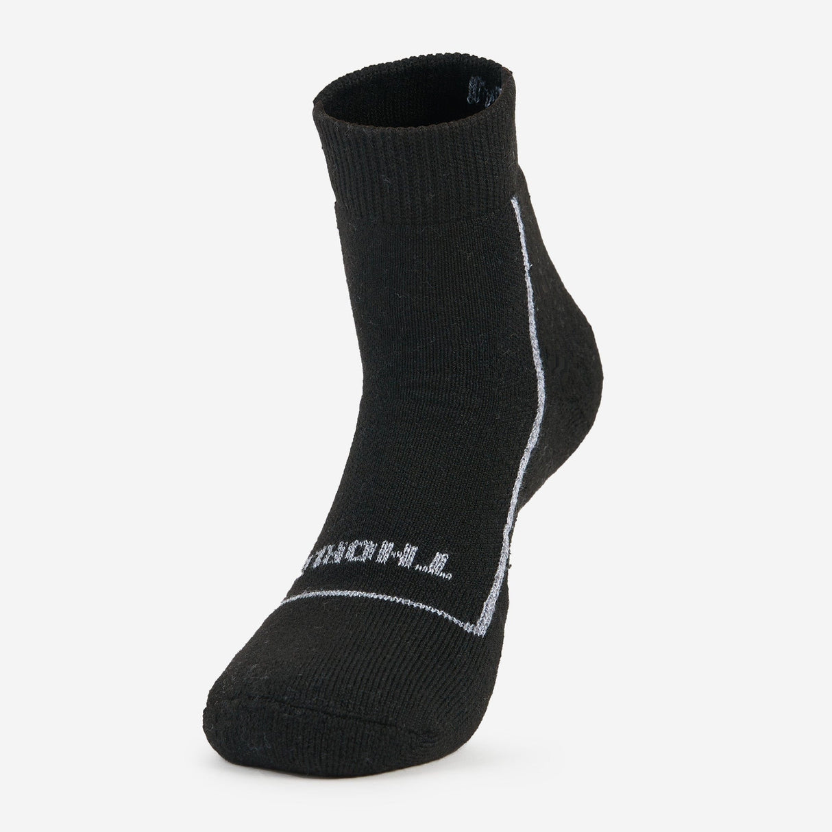 Thorlo Pickleball Light Cushion Ankle Socks  -  Small / Black