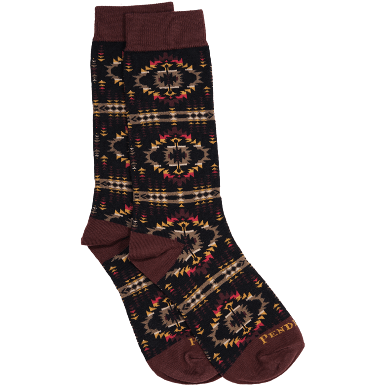 Pendleton Juniper Mesa Crew Socks  -  Medium / Sand