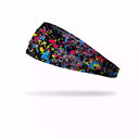JUNK Popping Paint Headband  -  One Size Fits Most / Black