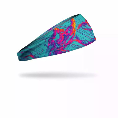 JUNK Psychedelic Smack Headband  -  One Size Fits Most / Teal