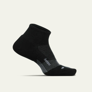 Feetures Merino 10 Cushion Quarter Socks  -  Small / Charcoal