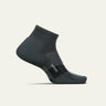 Feetures Merino 10 Cushion Quarter Socks  -  Small / Gray