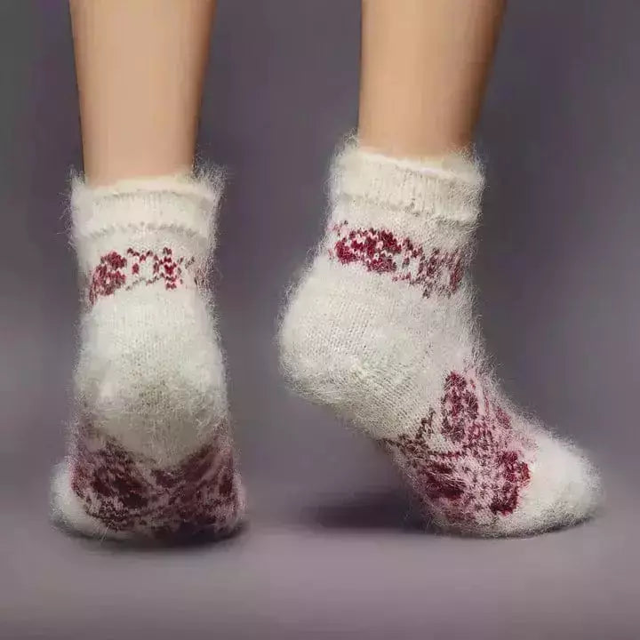 Siberia Spirit Winter Rosette Low Socks  - 