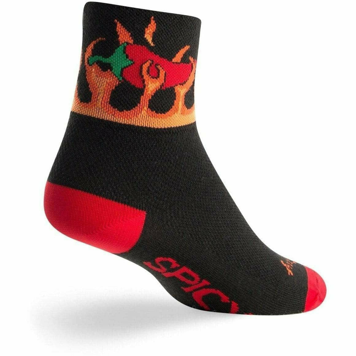 SockGuy Spicy Classic 3 Inch Mini Crew Socks  -  Small/Medium