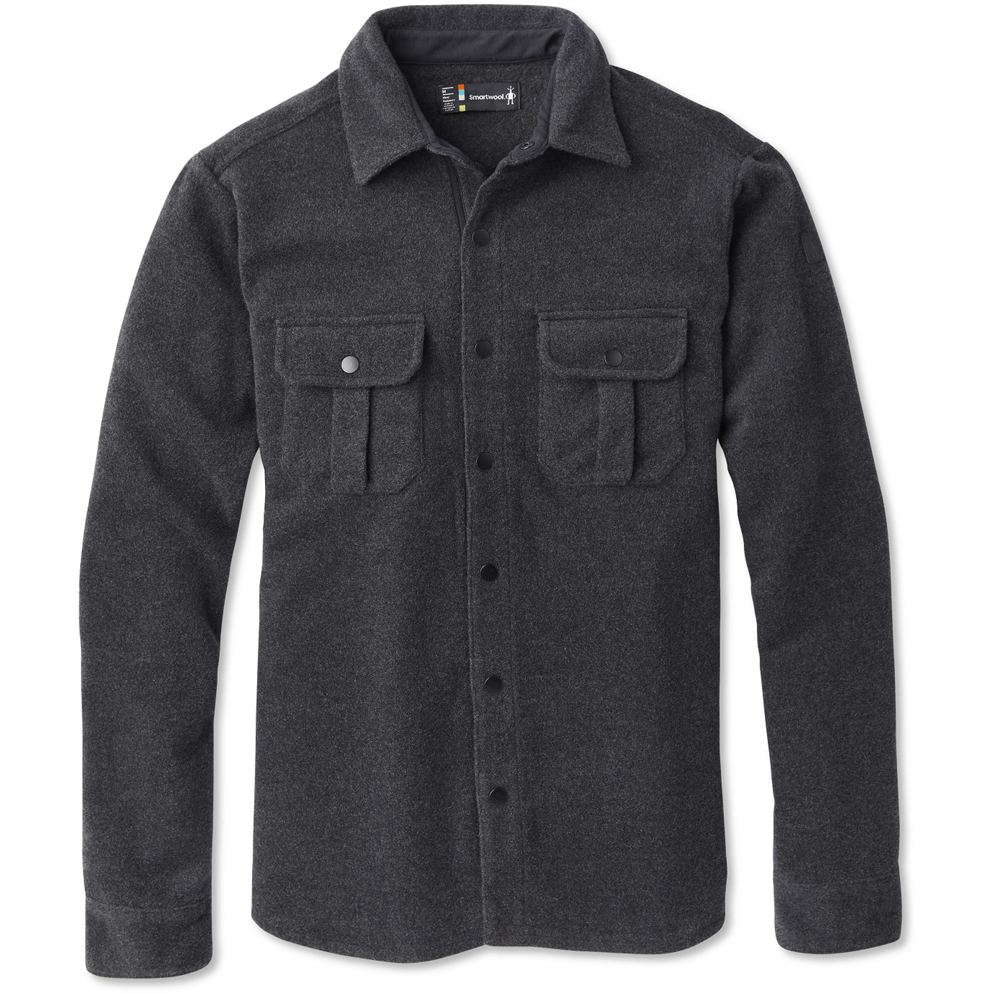 Smartwool Mens Anchor Line Shirt Jacket - Clearance  -  Small / Charcoal Heather