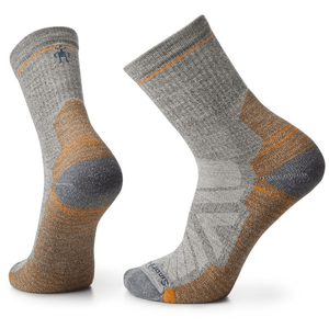 Smartwool Mens Hike Light Cushion Mid Crew Socks  -  Medium / Taupe/Natural Marl