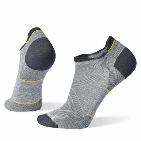 Smartwool Run Zero Cushion Low Ankle Socks  -  Medium / Light Gray