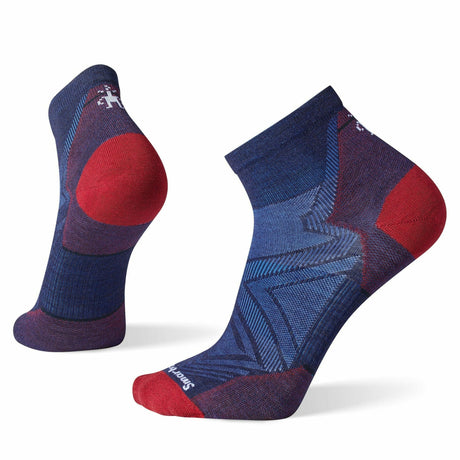Smartwool Run Zero Cushion Ankle Socks  -  Medium / Deep Navy