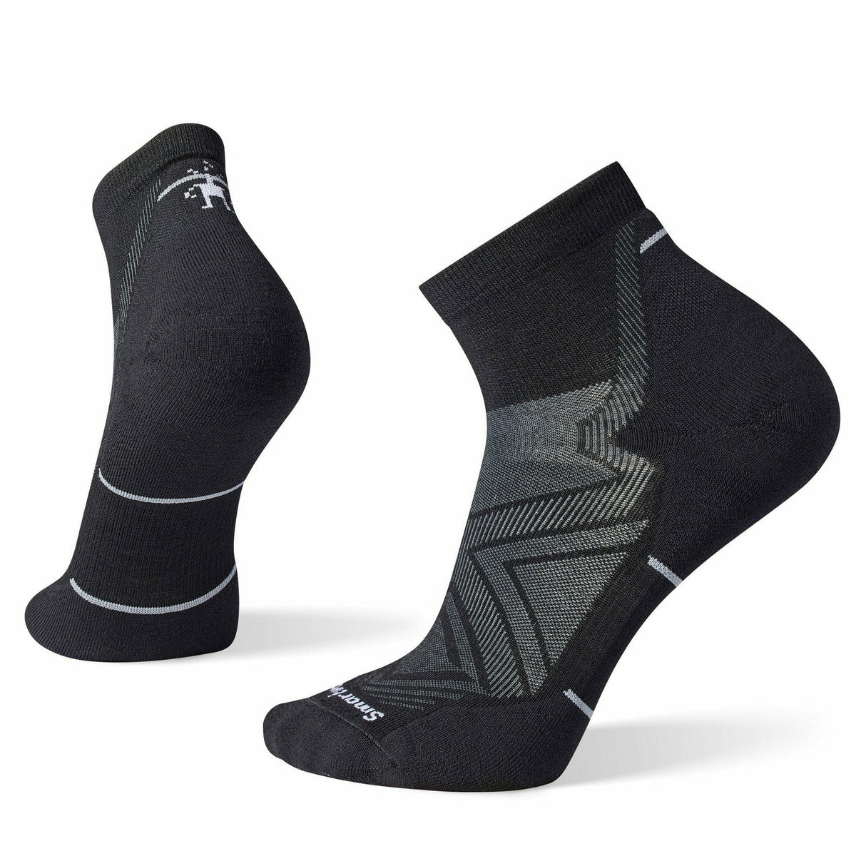Smartwool Run Targeted Cushion Ankle Socks  -  Small / Black
