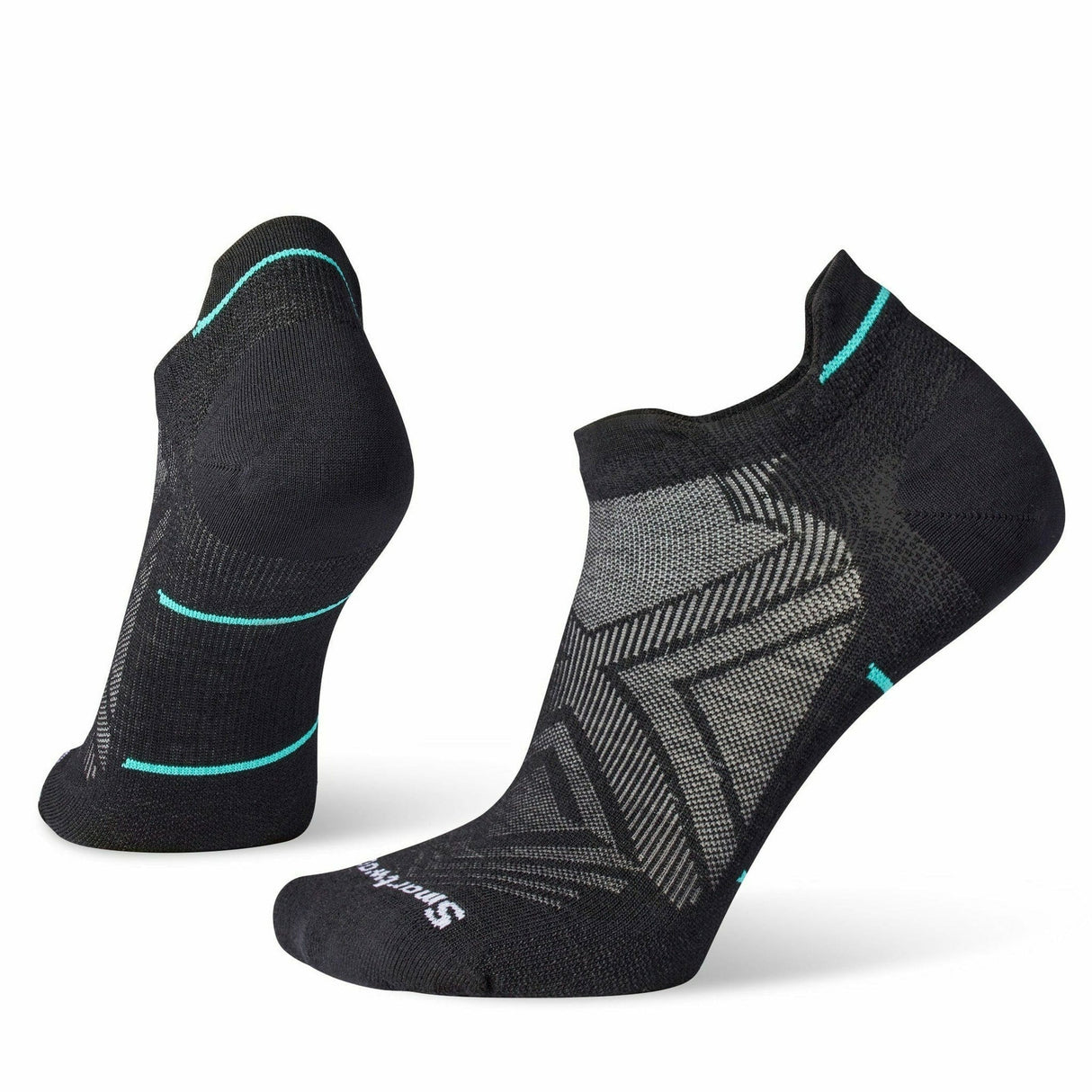 Smartwool Womens Run Zero Cushion Low Ankle Socks  -  Small / Black