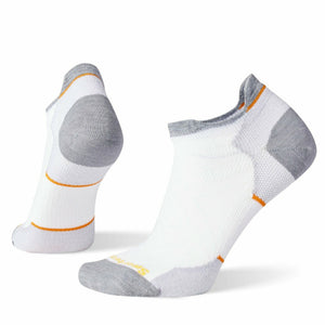 Smartwool Womens Run Zero Cushion Low Ankle Socks  -  Small / White