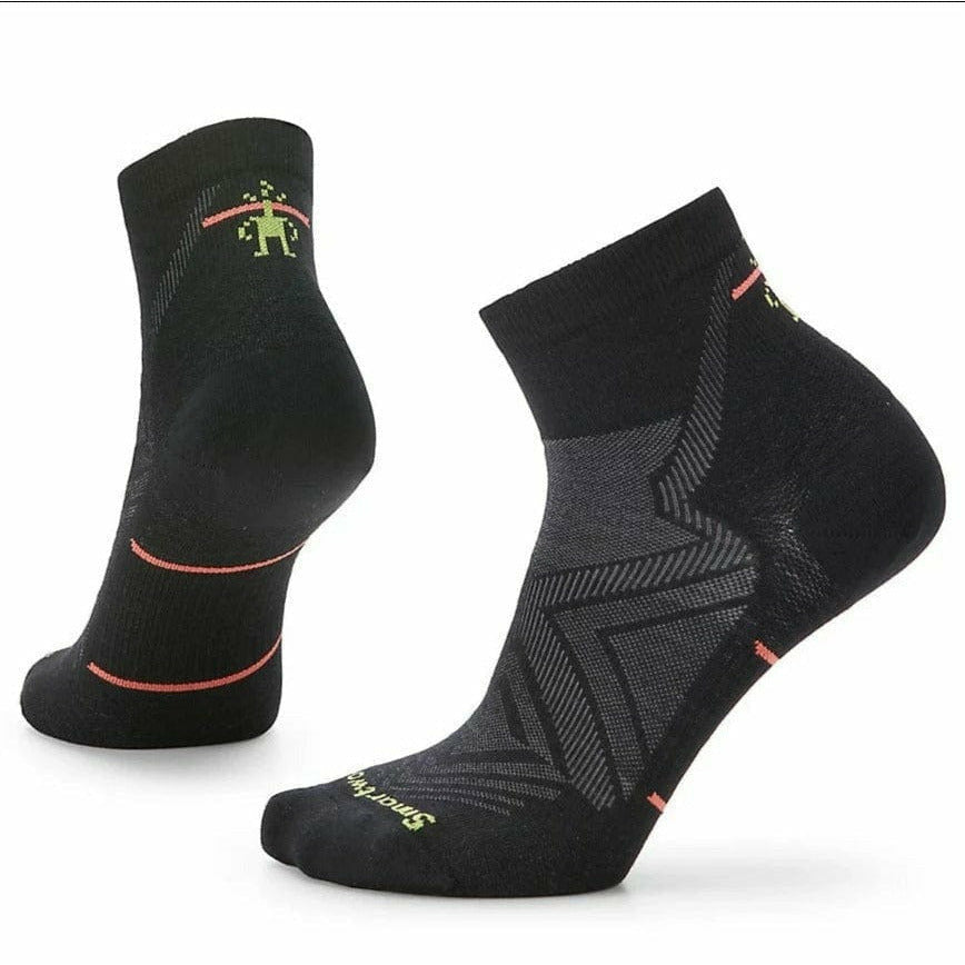 Smartwool Womens Run Zero Cushion Ankle Socks  -  Small / Black