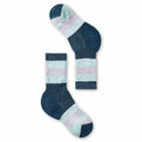 Smartwool Kids Hike Full Cushion Striped Crew Socks - Clearance  -  Small / Twilight Blue