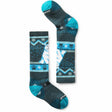 Smartwool Kids Wintersport Full Cushion Polar Bear Pattern Over the Calf Socks  -  X-Small / Twilight Blue