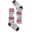 Smartwool Kids Wintersport Polar Bear Pattern Over-the-Calf Socks  -  X-Small / Purple Eclipse