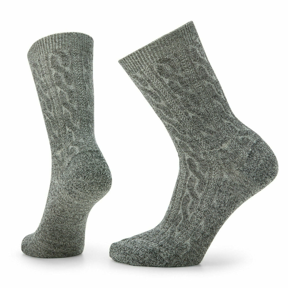 Smartwool Womens Everyday Cable Zero Cushion Crew Socks  -  Small / Natural