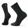 Smartwool Everyday Solid Rib Light Cushion Crew Socks  -  Medium / Black