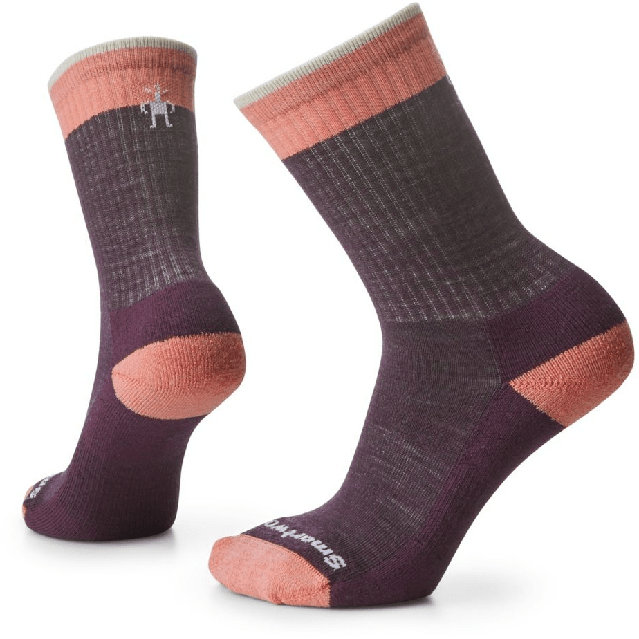 Smartwool Everyday Rollinsville Light Cushion Crew Socks  -  Small / Bordeaux