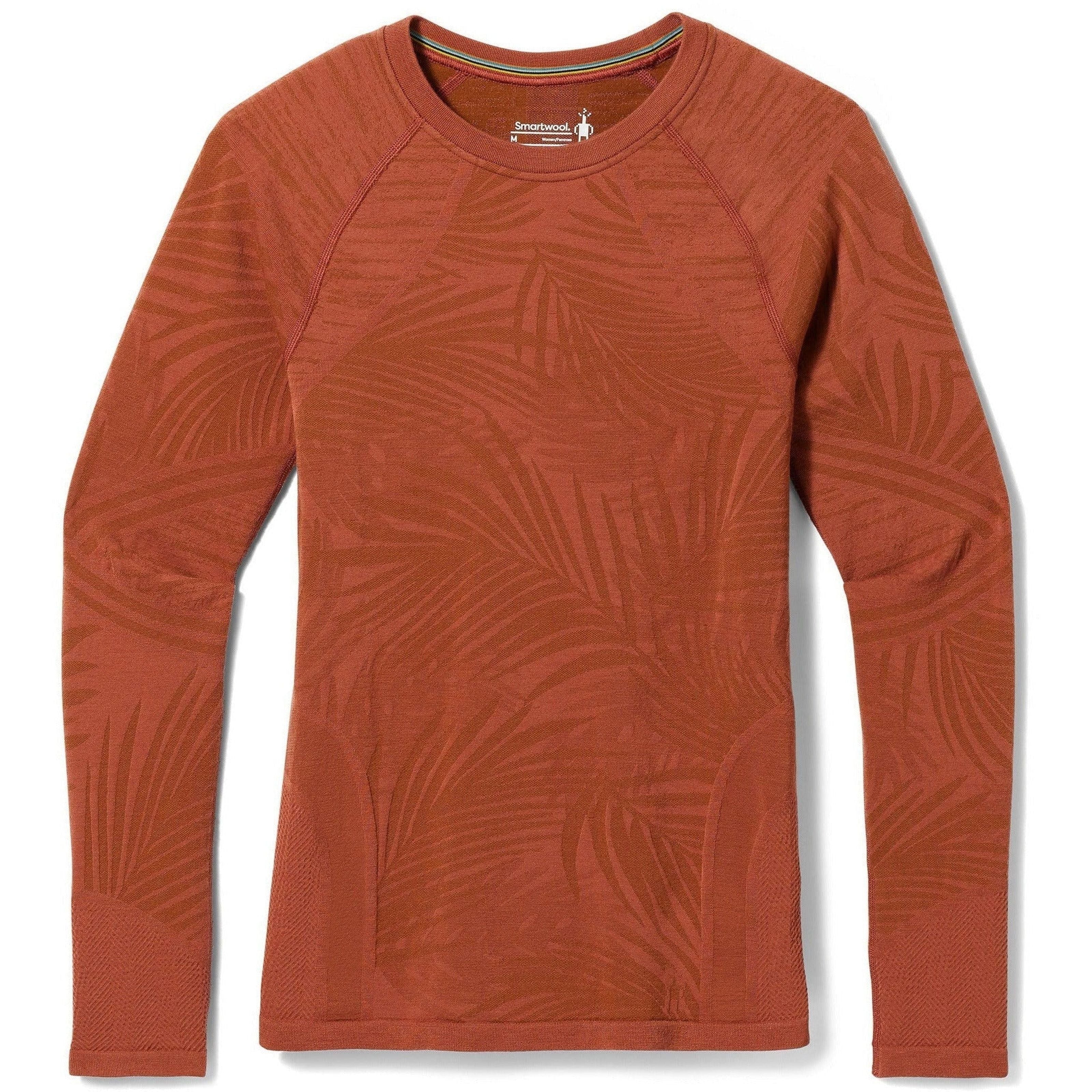 Smartwool Womens Intraknit Active Base Layer Long-Sleeve - Clearance  -  X-Small / Copper