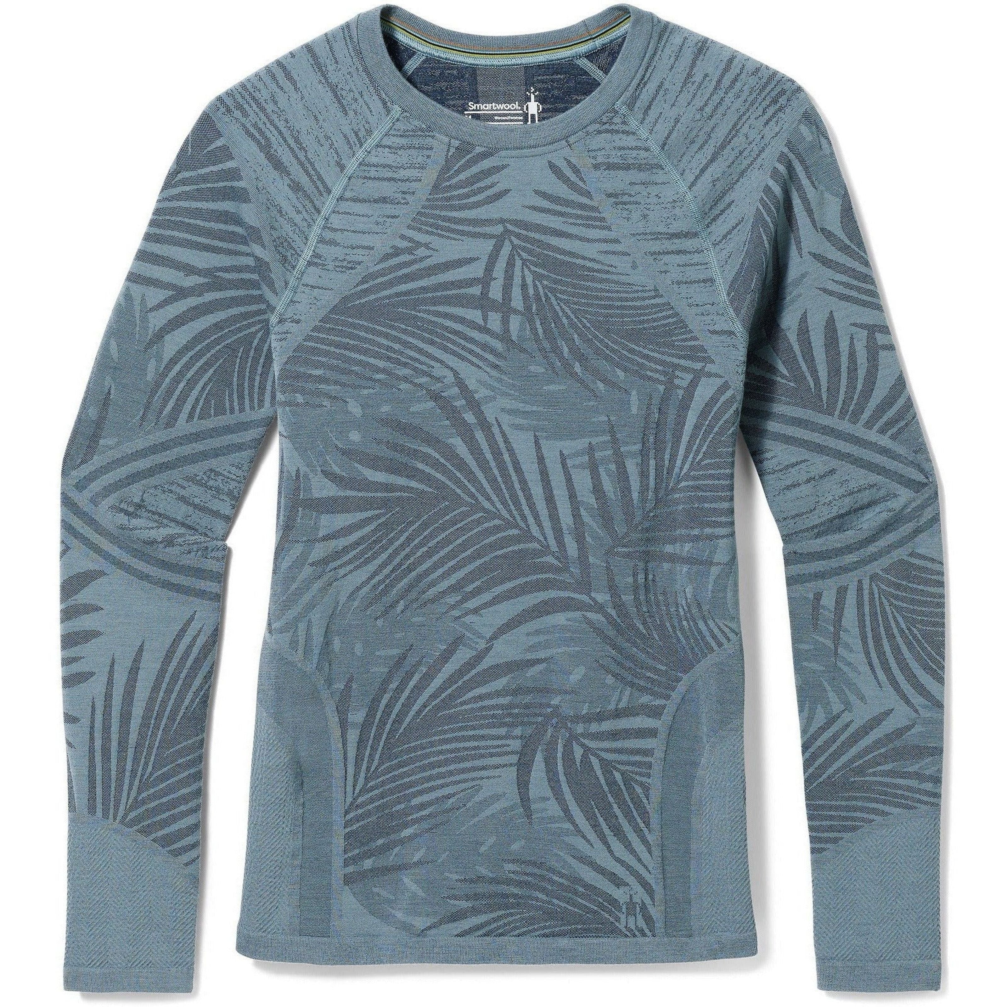 Smartwool Womens Intraknit Active Base Layer Long-Sleeve - Clearance  -  X-Small / Lead