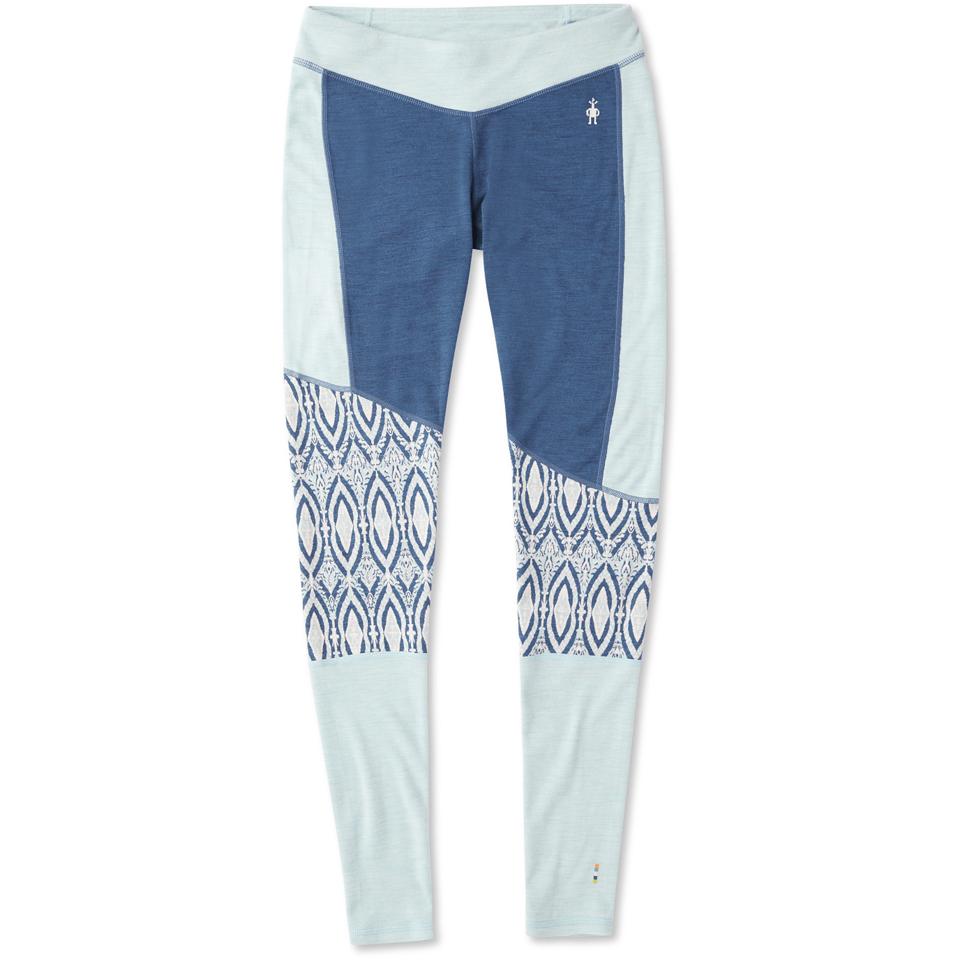 Smartwool Womens Merino 250 Asym Bottoms - Clearance  -  X-Large / Nile Blue Medallion