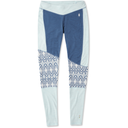 Smartwool Womens Merino 250 Asym Bottoms - Clearance  -  X-Large / Nile Blue Medallion
