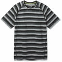 Smartwool Mens Merino 150 Base Layer Striped Short-Sleeve Tee  - Clearance  -  XX-Large / Iron Stripe