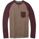 Smartwool Mens Merino 250 Pocket Crew - Clearance  -  X-Large / Bourbon Tick Stitch