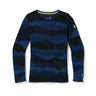 Smartwool Kids Classic Thermal Merino Base Layer Pattern Crew  -  XX-Small / Blueberry Hill Mountain Scape