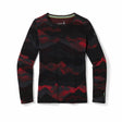 Smartwool Kids Classic Thermal Merino Base Layer Pattern Crew  -  XX-Small / Rhythmic Red Mountain Scape