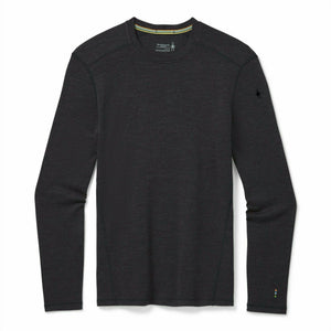 Smartwool Mens Classic Thermal Merino Base Layer Crew  -  Small / Charcoal Heather