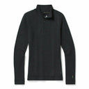 Smartwool Womens Classic Thermal Merino Base Layer 1/4 Zip - Clearance  -  Small / Charcoal Heather