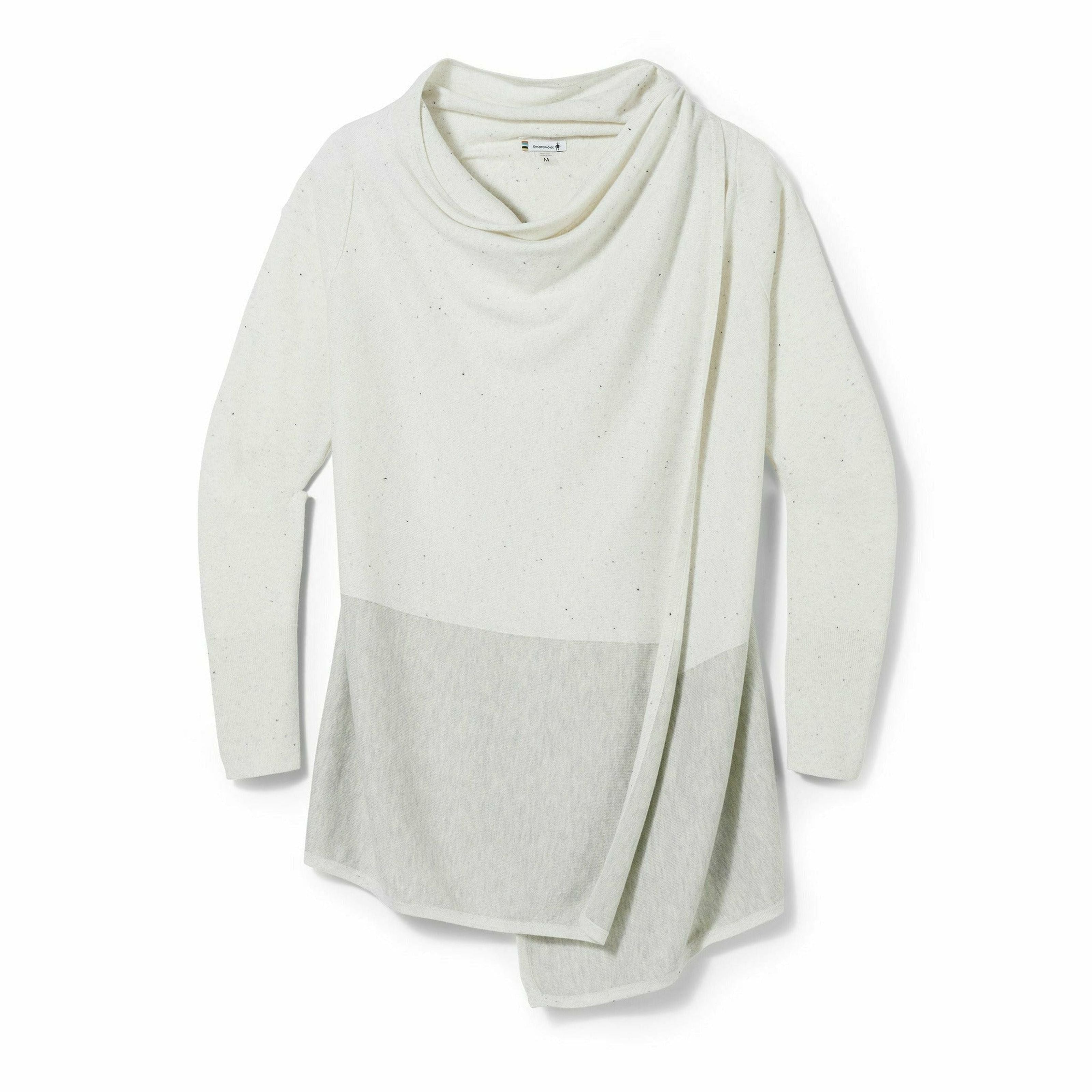 Smartwool Womens Edgewood Wrap Sweater - Clearance  -  Small / Natural Donegal