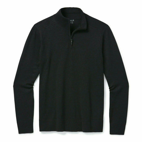 Smartwool Mens Sparwood Half Zip Sweater  -  Medium / Charcoal Heather