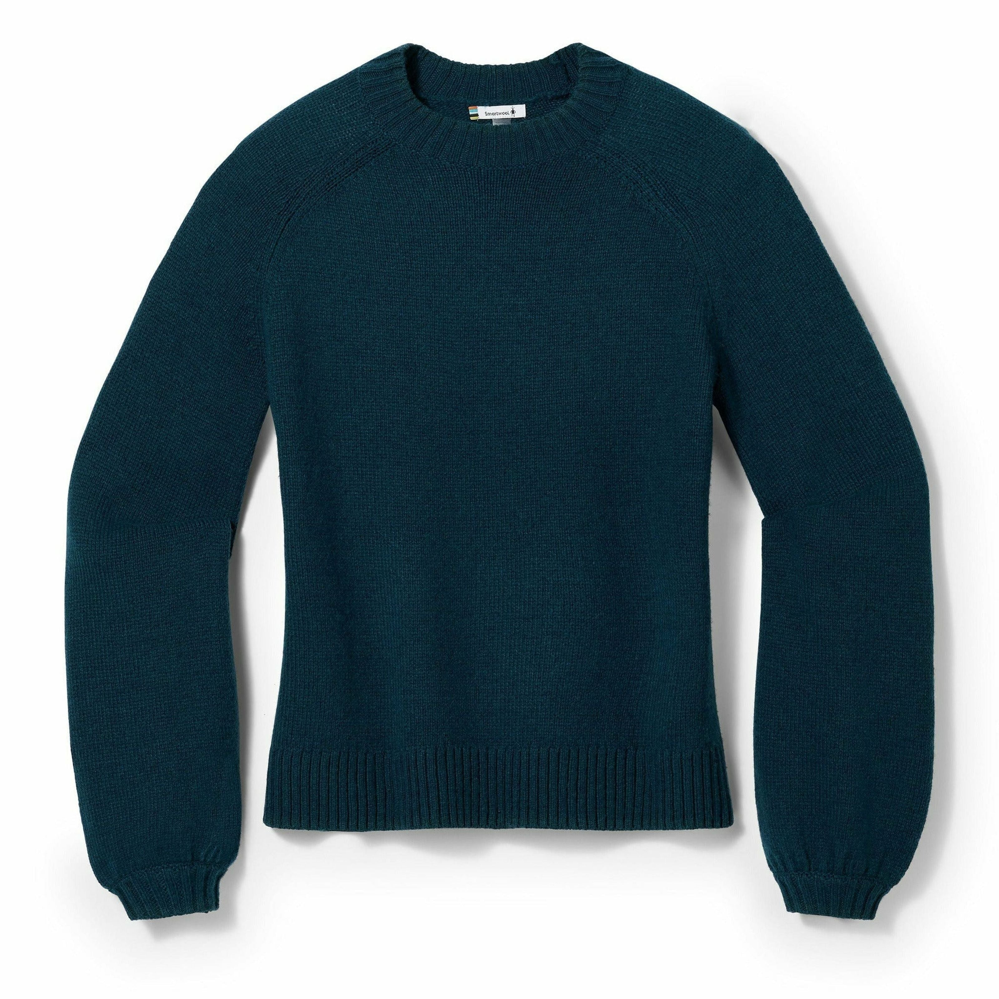 Smartwool Womens Cozy Lodge Bell Sleeve Sweater - Clearance  -  Small / Twilight Blue Heather