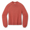Smartwool Womens Cozy Lodge Bell Sleeve Sweater - Clearance  -  Small / Dusty Cedar Heather