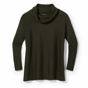 Smartwool Womens Edgewood Poncho Sweater - Clearance  -  Small / North Woods Heather